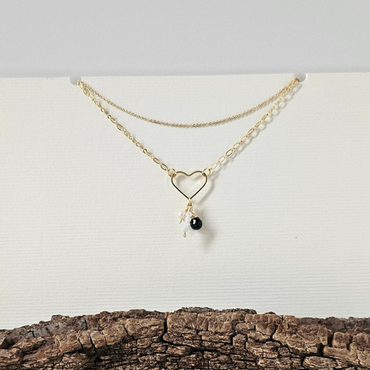 Collar corazón