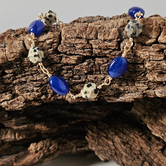 Pulsera Jasper azul