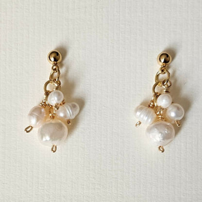 Aretes Perlas eternas