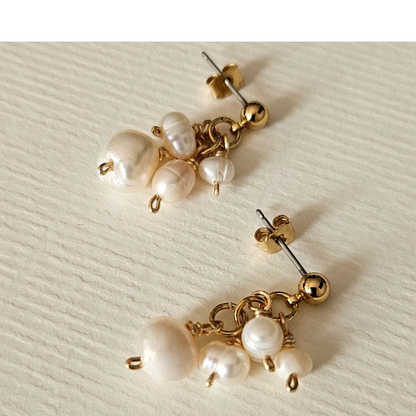 Aretes Perlas eternas
