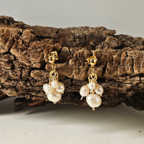 Aretes Perlas eternas