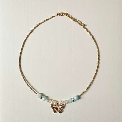 Collar mariposa